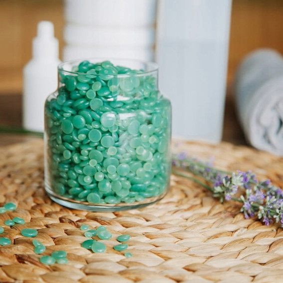 Горячий воск в гранулах Italwax Top Line Emerald 100 г - Фото №5