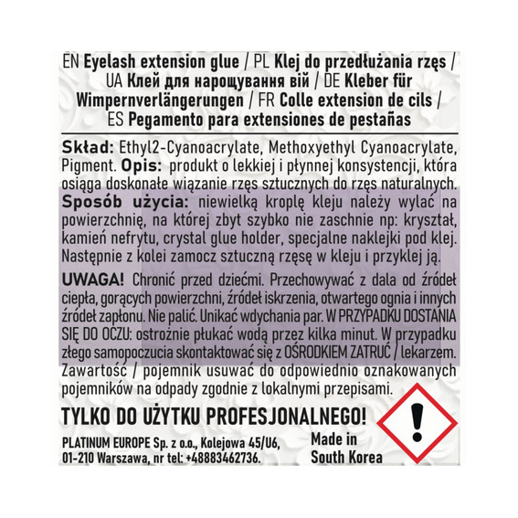 Klej do rzęs PLATINUM Magic 5 ml - Фото №2