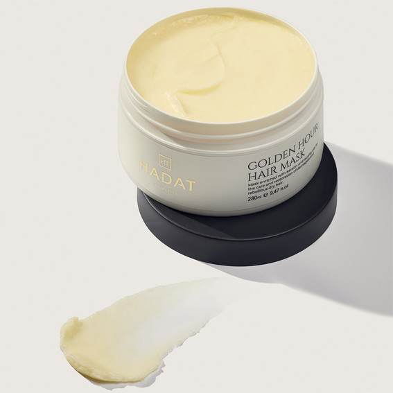 Intensywna maska ​​regenerująca HADAT GOLDEN HOUR HAIR MASK 280 ml - Фото №3