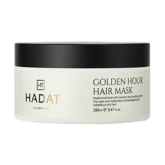 Intensywna maska ​​regenerująca HADAT GOLDEN HOUR HAIR MASK 280 ml - Фото №1