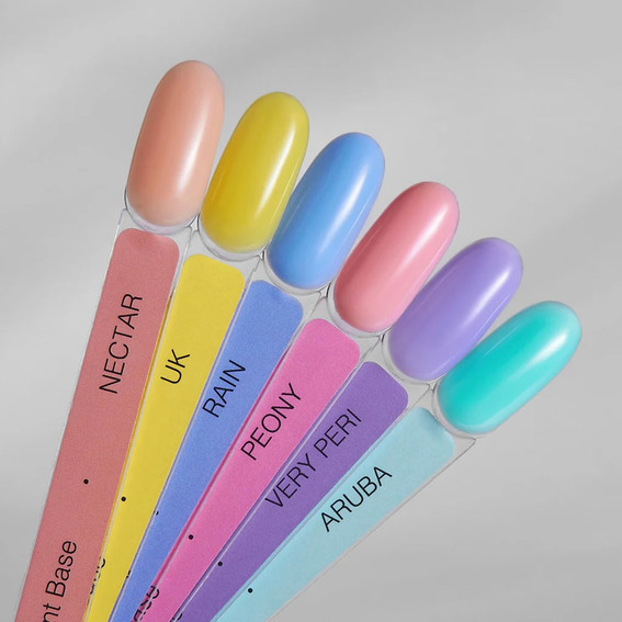 База для ногтей HEYLOVE Tint base Sweety Peony кораллово-розовый 15 мл - Фото №4