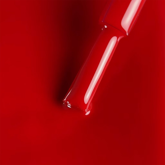 Гель-лак BIBLIOTEKA RED SPECTRUM 42 Ruby глубокий классический красный 10 мл - Фото №2