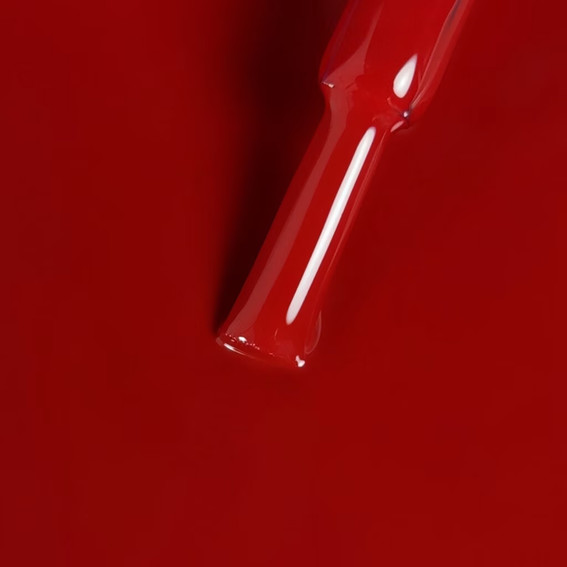 Гель-лак BIBLIOTEKA RED SPECTRUM 44 Crimson плотный пигментированный красный 10 мл - Фото №2