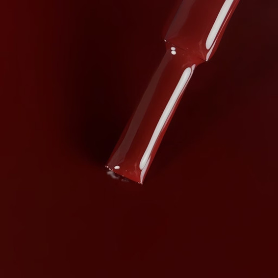 Гель-лак BIBLIOTEKA RED SPECTRUM 46 Rosso тёмно-бордовый 10 мл - Фото №2