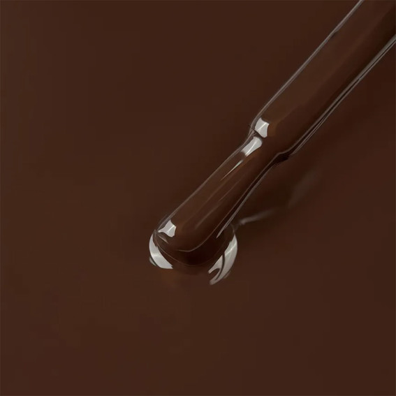 Lakier hybrydowy LUNA color 75 czerwono-brązowy 8 ml (047-2123-1125) - Фото №2