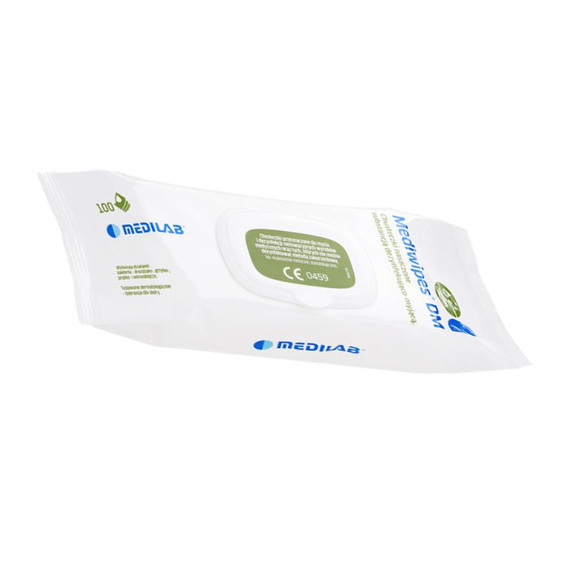 SALE Дезинфицирующие салфетки MEDIWIPES DM 100 шт.