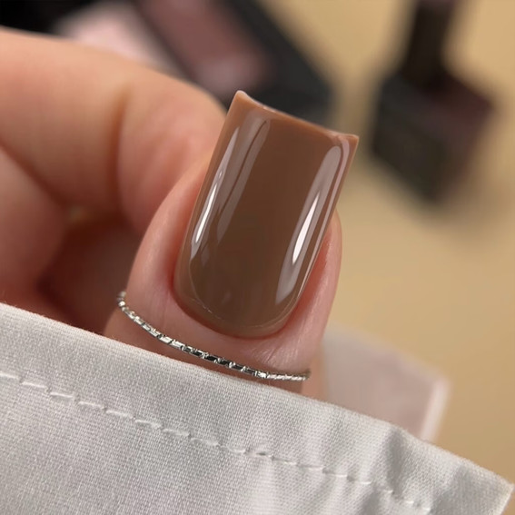 Гель-лак BIBLIOTEKA MONO BROWN 35 Umber натуральный коричневый 10 мл - Фото №3