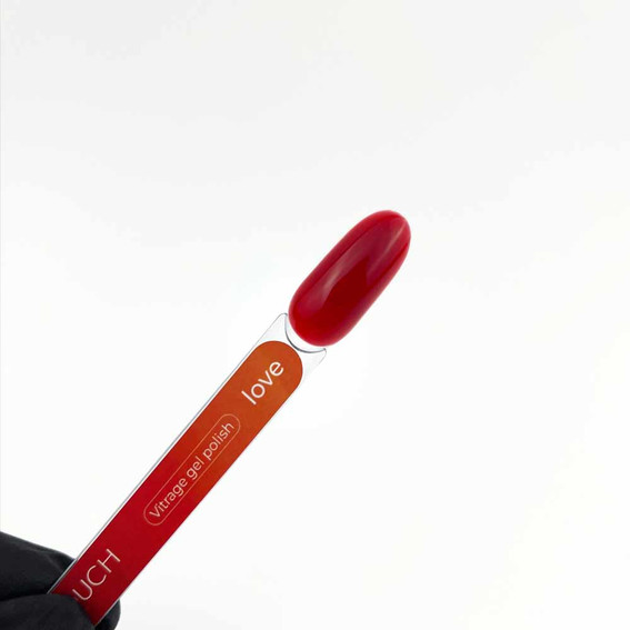 SALE Lakier hybrydowy Touch Gel Polish Vitrage LOVE 9 ml - Фото №3
