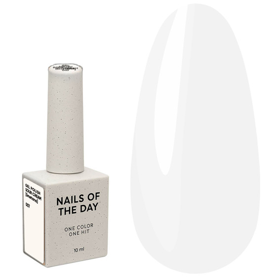 Гель-лак NAILSOFTHEDAY 007 Sour Cream молочный 10 мл - Фото №1