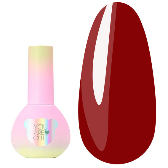 Gel polish YOUARECUTE Color 86 deep red 5 ml (993-4108-1017) - Фото №1