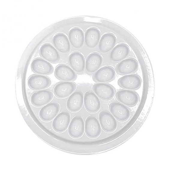 Disposable glue palette MANY BEAUTY 10 pcs transparent - Фото №1