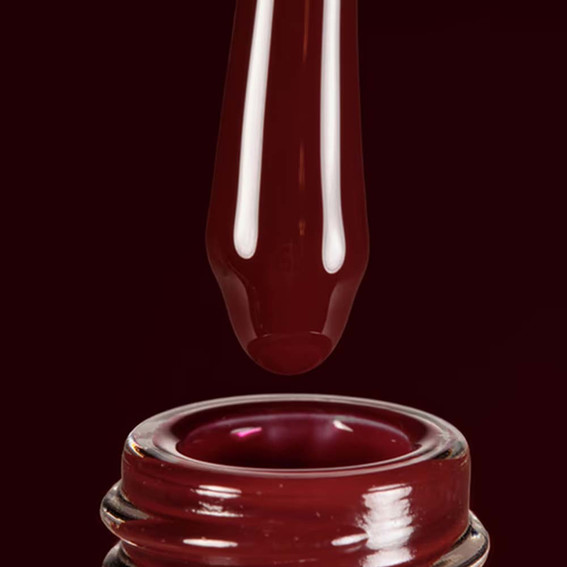 Lakier hybrydowy DARK 191 bogate wino 6 ml - Фото №2