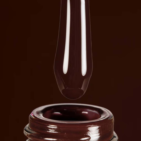 Lakier hybrydowy DARK 192 ciemny burgundowo-czekoladowy 6 ml - Фото №2