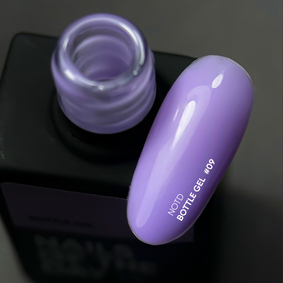 SALE Гель NAILSOFTHEDAY Bottle gel 09 фиолетовый, 10 мл - Фото №2