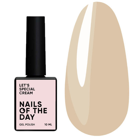 SALE Гель-лак NAILSOFTHEDAY Let's special cream, 10 мл - Фото №1