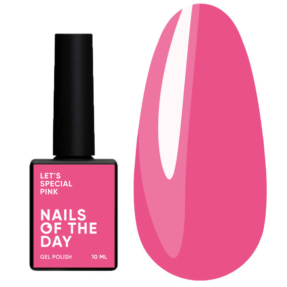 SALE Gel polish NAILSOFTHEDAY Let's special pink, 10 ml - Фото №1