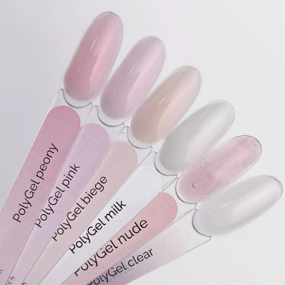 Akrylożel w tubce TOUCH Polygel Milk mlekowy 30 ml - Фото №3