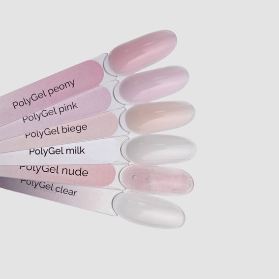 Akrylożel w tubce TOUCH Polygel Milk mlekowy 30 ml - Фото №4