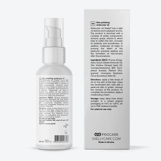 Molecular oil for leather polishing Shelly 50 ml - Фото №3