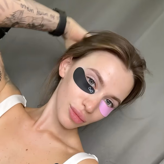 Plastry silikonowe OKO Lash&Brow BLACK PAD - Фото №2