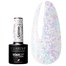 Lakier hybrydowy Claresa GLITTER 2 srebrny z brokatem 5 ml - Фото №1