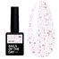 Baza hybrydowa NAILSOFTHEDAY Potal №05 mleczny z różowym potalem 10 ml - Фото №1