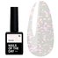 Base NAILSOFTHEDAY Potal №15 milky with multi-colored potal 10 ml - Фото №1