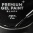 Farba żelowa NAILSOFTHEDAY Premium gel paint Black wipe, 5 ml - Фото №2