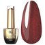 Lakier hybrydowy MAKEAR Glitter 835 ciemnoczerwony z brokatem 8 ml - Фото №1