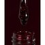 Lakier hybrydowy DARK New collection 112 ciemnoczerwony z brokatem 10 ml - Фото №3
