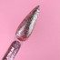 Brokat żelowy LUNA Platinum №04 do stylizacji różowy z brokatem 5 ml (804-2938) - Фото №3