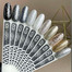 Lakier hybrydowy VALERI Color № 107 delikatny złoty z mikropołyskiem 6 ml (VA107) - Фото №2