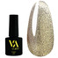 Lakier hybrydowy VALERI Color № 107 delikatny złoty z mikropołyskiem 6 ml (VA107) - Фото №1