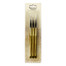 Manicure brush set BLING 3 pcs., gold - Фото №2