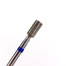 Frez do paznokci diamentowy Dark №127 niebieski cylinder 032 - Фото №2
