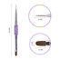 Dwustronny pędzelek do manicure TUFI profi żel/liner (0327445) - Фото №2
