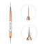 Dwustronny pędzelek DARK (liner 13 mm + dotting tool 1,2 mm) - Фото №1