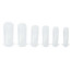 Верхние формы Lunamoon Dual Nail Forms Short Classic Square (120 шт) - Фото №1