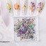 Suszone kwiaty MANY BEAUTY na paznokcie w kasetce WARIANT 2 - Фото №2