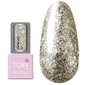 Гель-лак TUFI profi PREMIUM Diamond 07 золотые крупные блестки 8 мл (0103038)