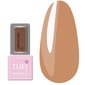 Lakier hybrydowy TUFI profi PREMIUM Cappuccino 27 brzoskwiniowy puch z brokatem 8ml (0283798)
