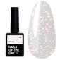 База NAILSOFTHEDAY Potal №15 молочный с разноцветной поталью 10 мл