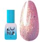 Lakier hybrydowy LUNA №201 różowy z połyskującym, przetartym efektem 13 ml (047-2750-0551)