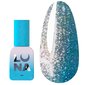 Lakier hybrydowy LUNA №204 delikatny błękit z połyskującym, przetartym efektem 13 ml (047-2753-0554)