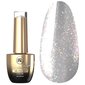 Lakier hybrydowy MAKEAR Diamond S17 srebro z brokatem 8 ml
