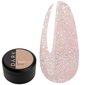 Гель для наращивания DARK Medium Gel №44 нежно-розовый с блестками 15 мл