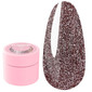 Brokat żelowy LUNA Platinum №04 do stylizacji różowy z brokatem 5 ml (804-2938)