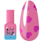 Топ LUNA Romantic Pink прозрачный с розовыми сердечками 13 мл (300-3363)