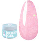 Гель LUNA для наращивания Diamond Gel №2 пастельно-розовый с блестками 15 мл (323-2355-0461)