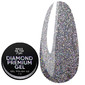 Lakier hybrydowy NAILSOFTHENIGHT Diamond Premium gel 02 srebrny holograficzny 5 ml